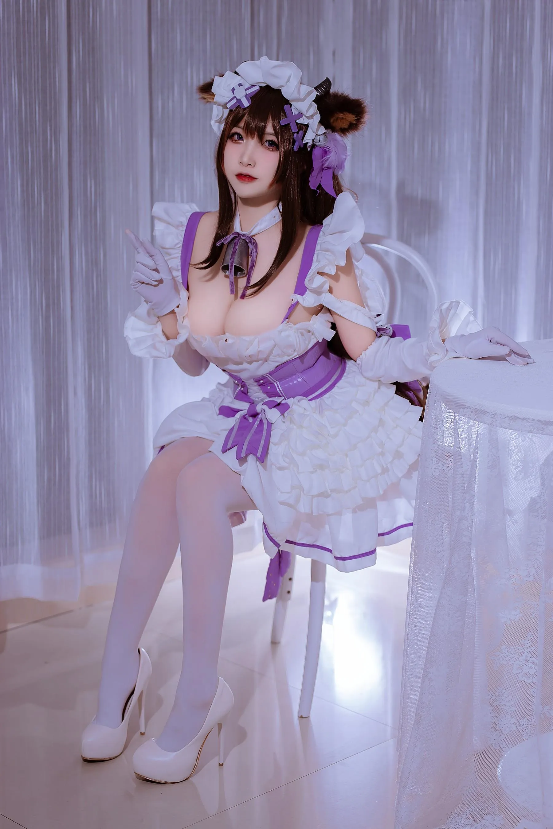 二佐Nisa – NO.146 碧蓝樫野同人女仆 [31P]插图8
